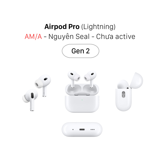 Airpods Pro 2 -Lighting - Chưa Active - AMA