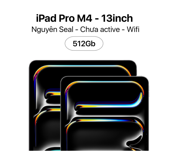 iPad Pro M4 13inch 512GB Wifi