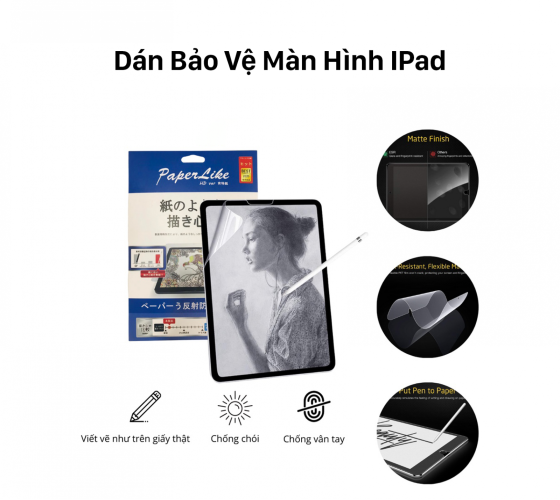 Dán Bảo vệ Ipad Paperlike