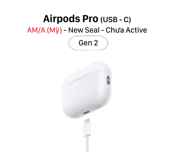 Airpods Pro 2 - Type C - Chưa Active