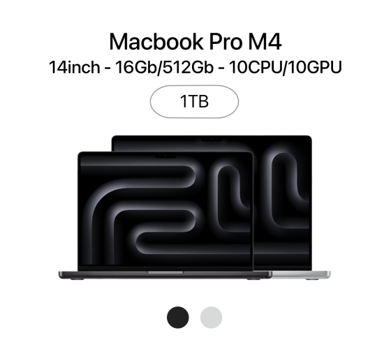 Macbook Pro 14" M4 (10CPU/10GPU) 16GB 1TB