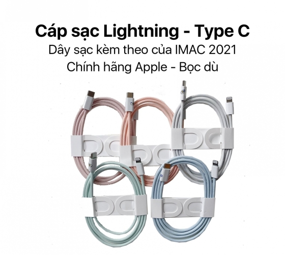 Cáp Sạc Iphone - Bọc Dù - C to Lighting