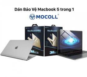 Dán bảo vệ Macbook 5 trong 1 Mocoll