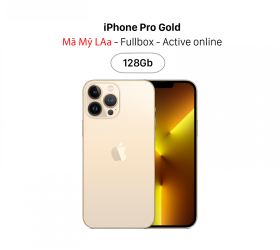 iPhone 13 Pro Gold 128GB - Full Box + Phụ Kiện - Active Online