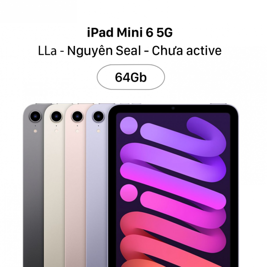 iPad Mini 6 64GB - 5G - LLa 