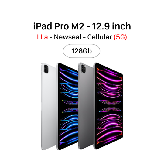 iPad Pro M2 12.9inch 128GB Cellular 5G - Mã Mỹ LLa