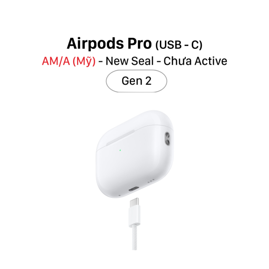 Airpods Pro 2 (USB-C) - Chưa Active