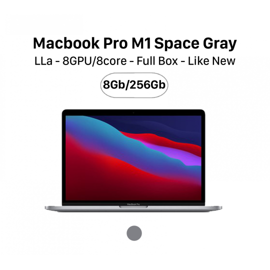Pro M1 (8CPU/8GPU) 8GB 256GB  - LLA  - Full Box Like New 99%